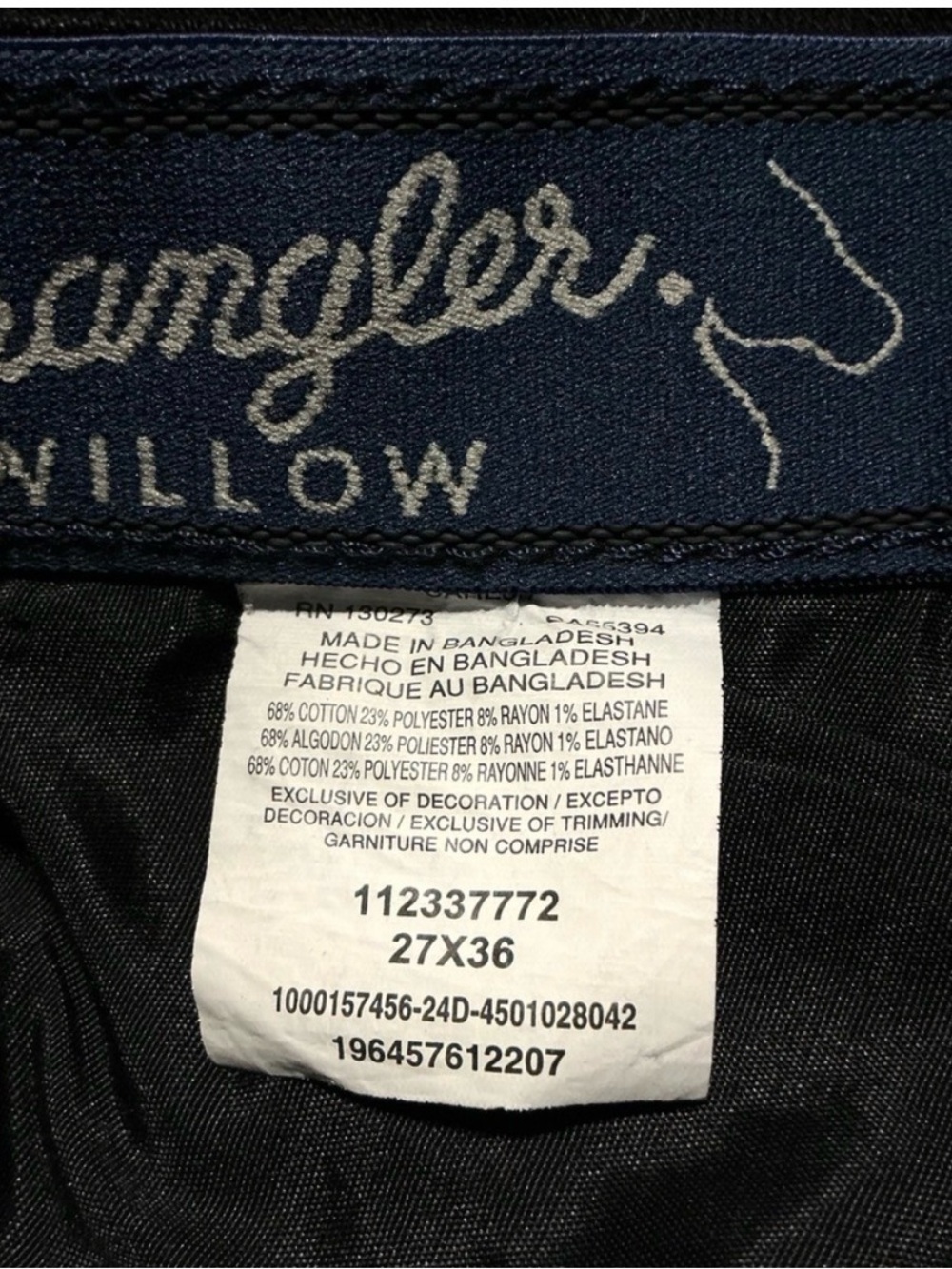 NEW Wrangler Women's 27x36 Willow Bootcut Ultimate Riding Jeans Black Western - Picture 10 of 10